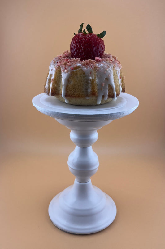 Strawberry Shortcake Themed Vanilla Poundcake Mini Bundts (12 count)