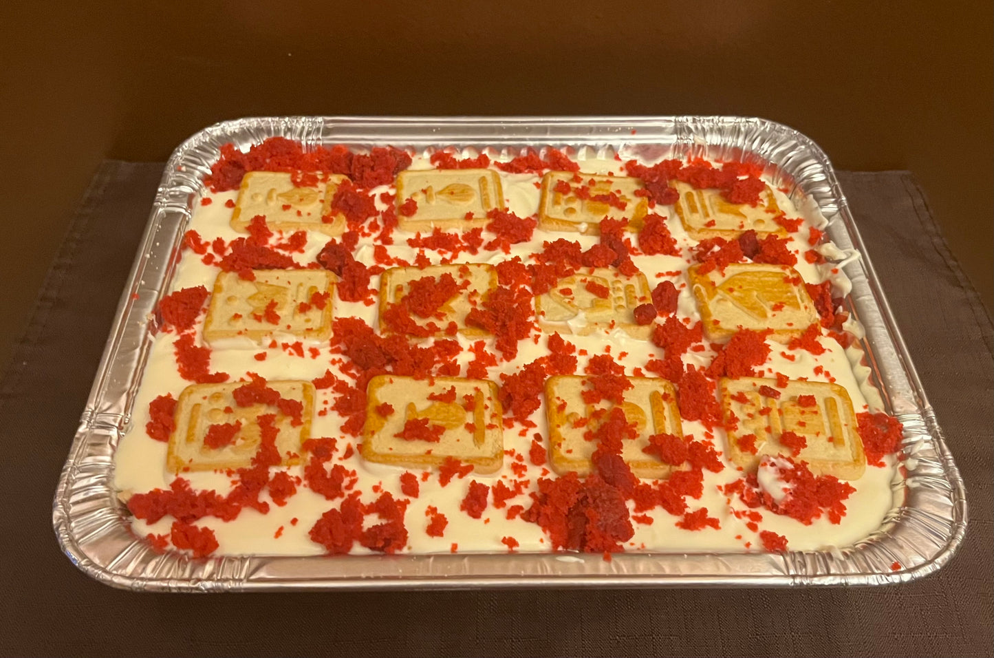 Red Velvet Banana Pudding