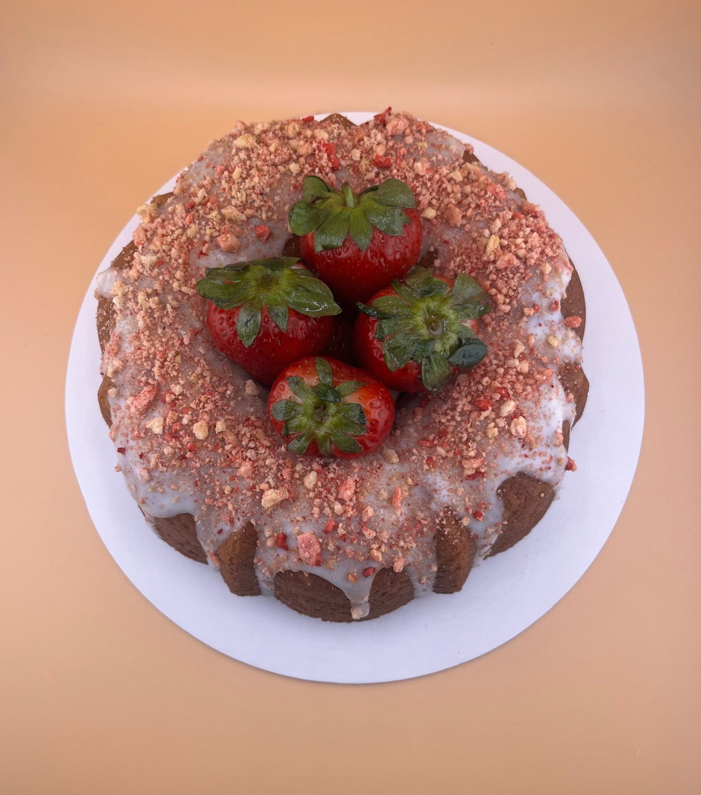 6-inch Strawberry Shortcake Themed Vanilla Poundcake