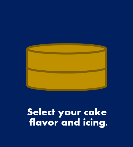 Select Your 9-inch 2-Layer Cake Flavor and Icing